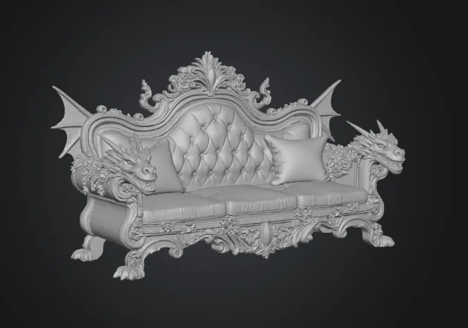 Fantasy Dragon Couch screenshot 2