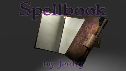 Fantasy Spell Book - Blender 3d models