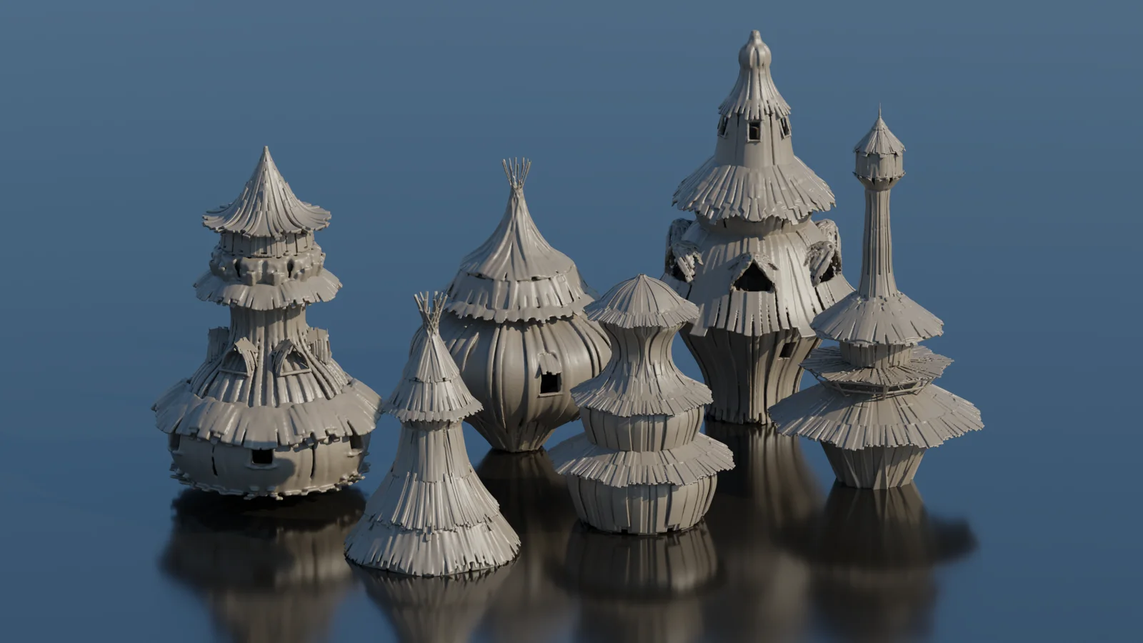 Fantasy Village Huts screenshot 4