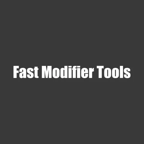 Fast Modifier Tools - Blender addons