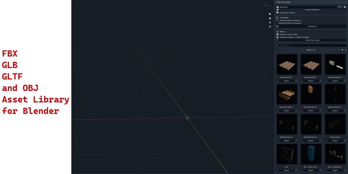 FBX Asset Library screenshot 4