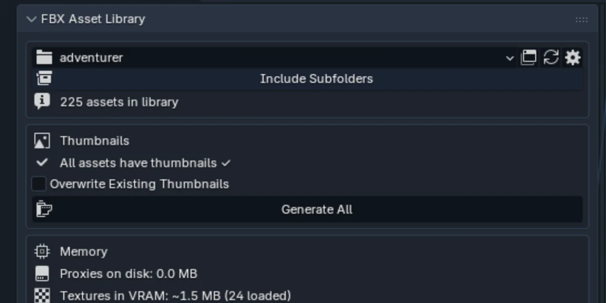 FBX Asset Library screenshot 5