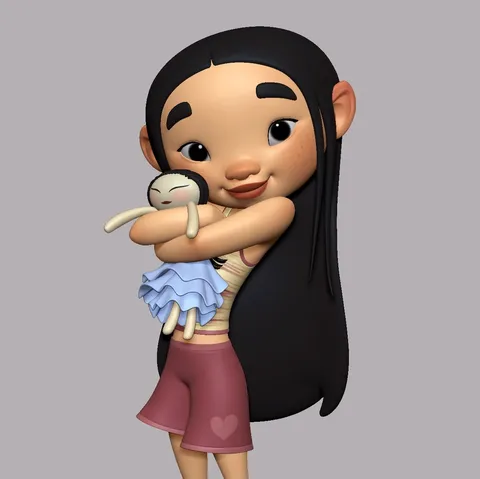 FeiFei - Blender 3d models