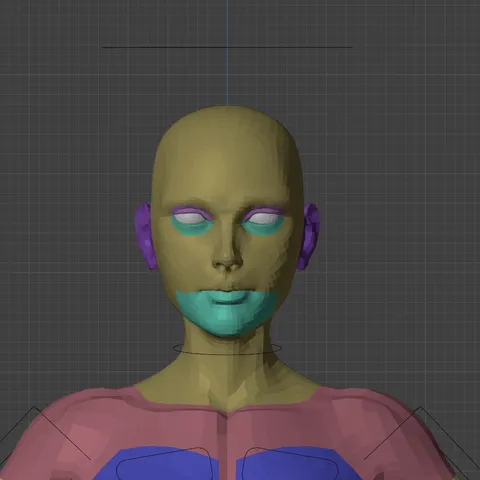 Female Base Mesh - Blender 3d models