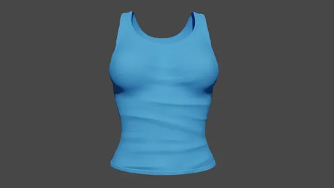 Female Tank Top - Blender 3d models