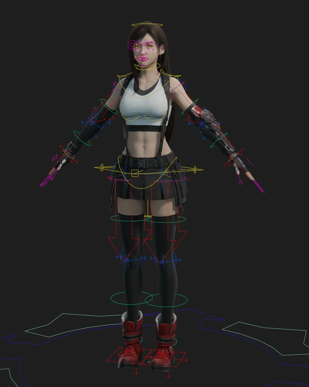 FFVII Tifa Rig screenshot 3