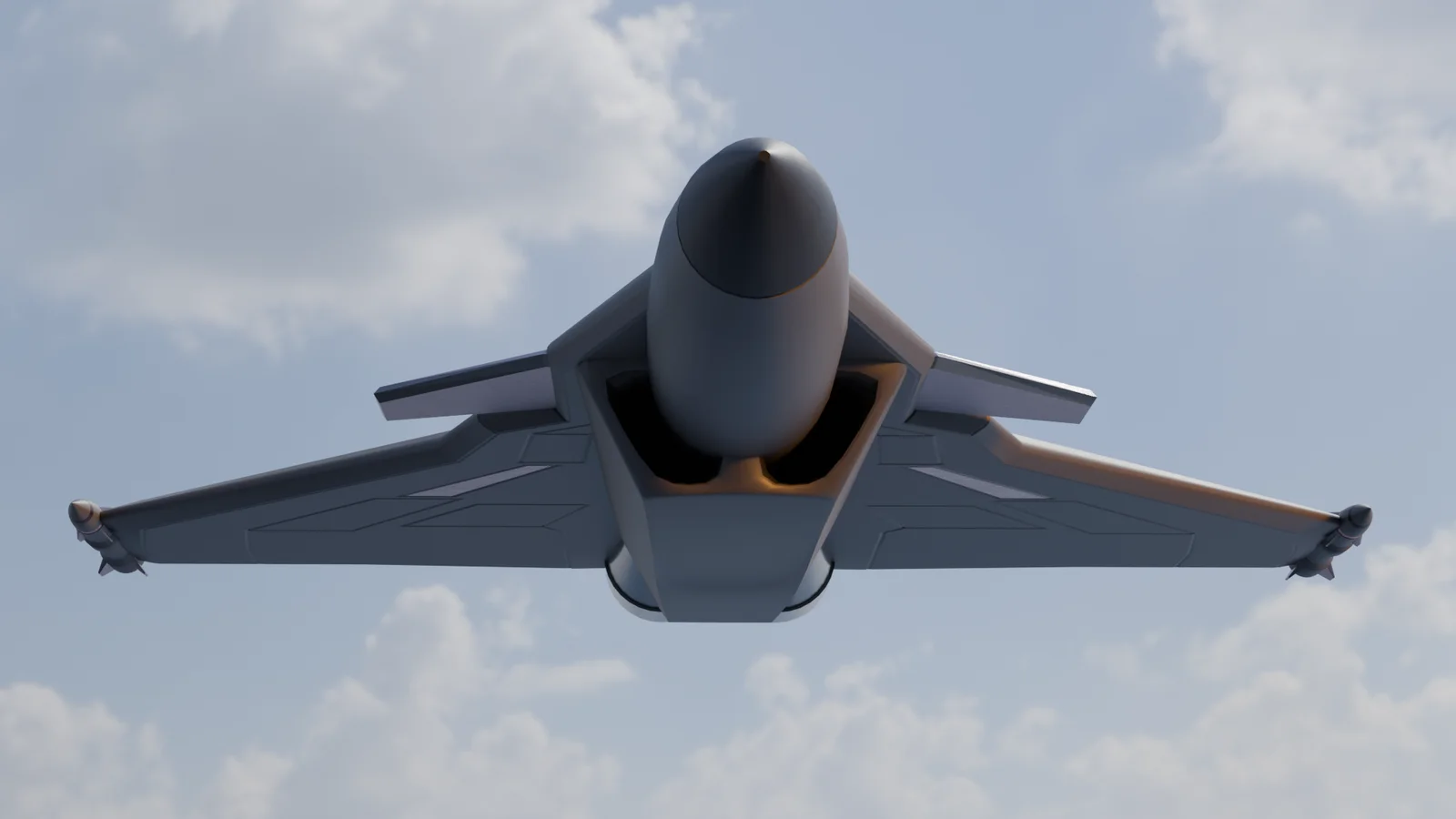Fighter Jet Base Mesh screenshot 3