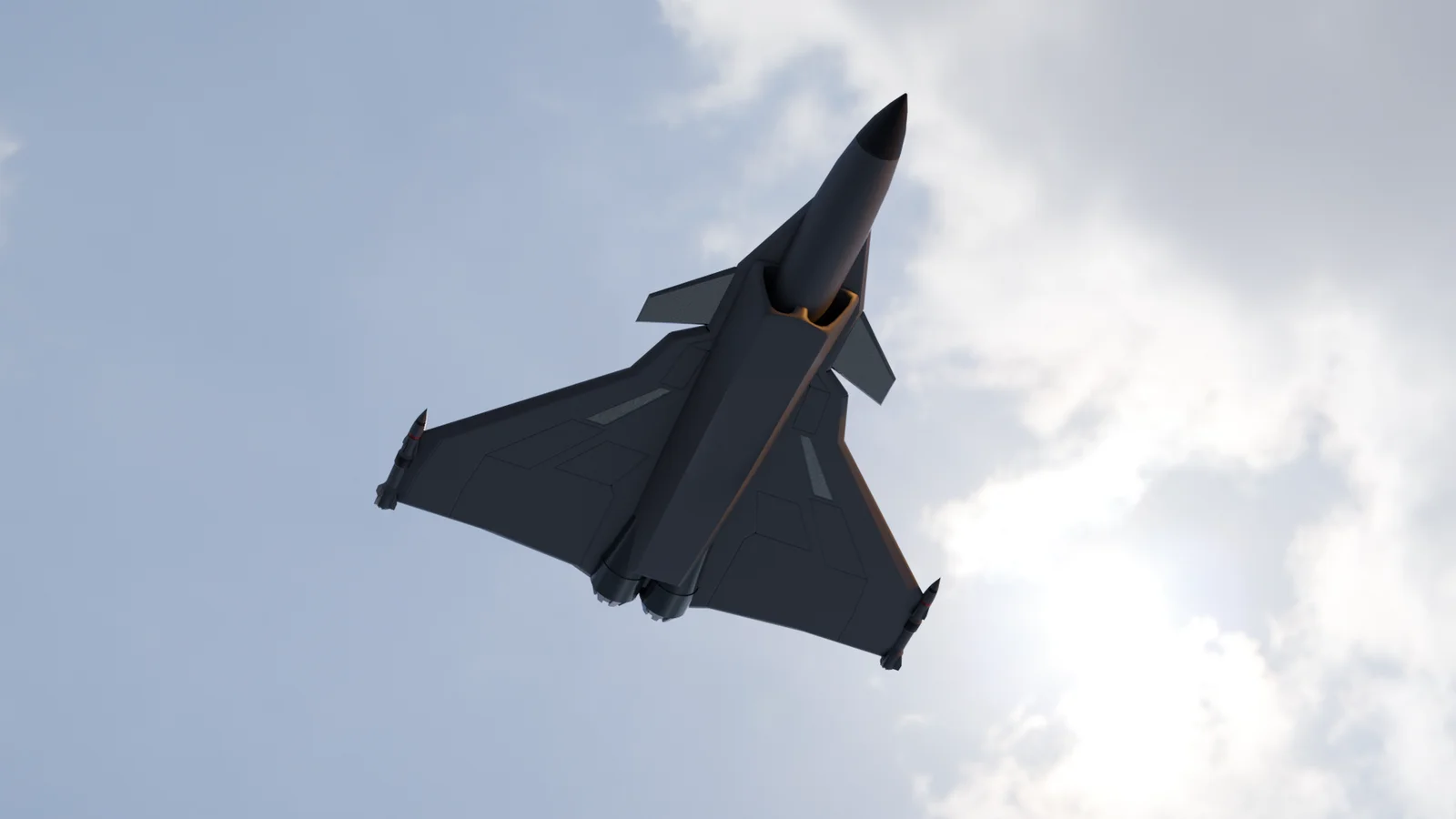 Fighter Jet Base Mesh screenshot 4