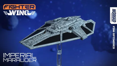 TIE Marauder - Blender 3d models