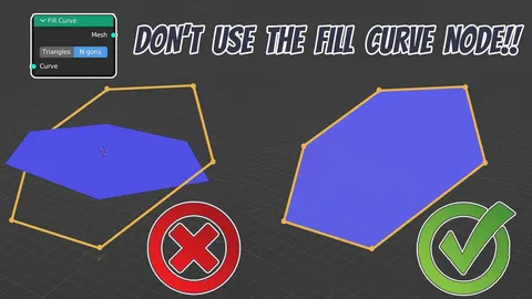 Fill Curves Multiple - Blender geometry nodes