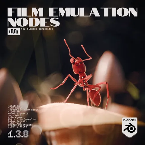 Film Emulation Nodes - Blender addons