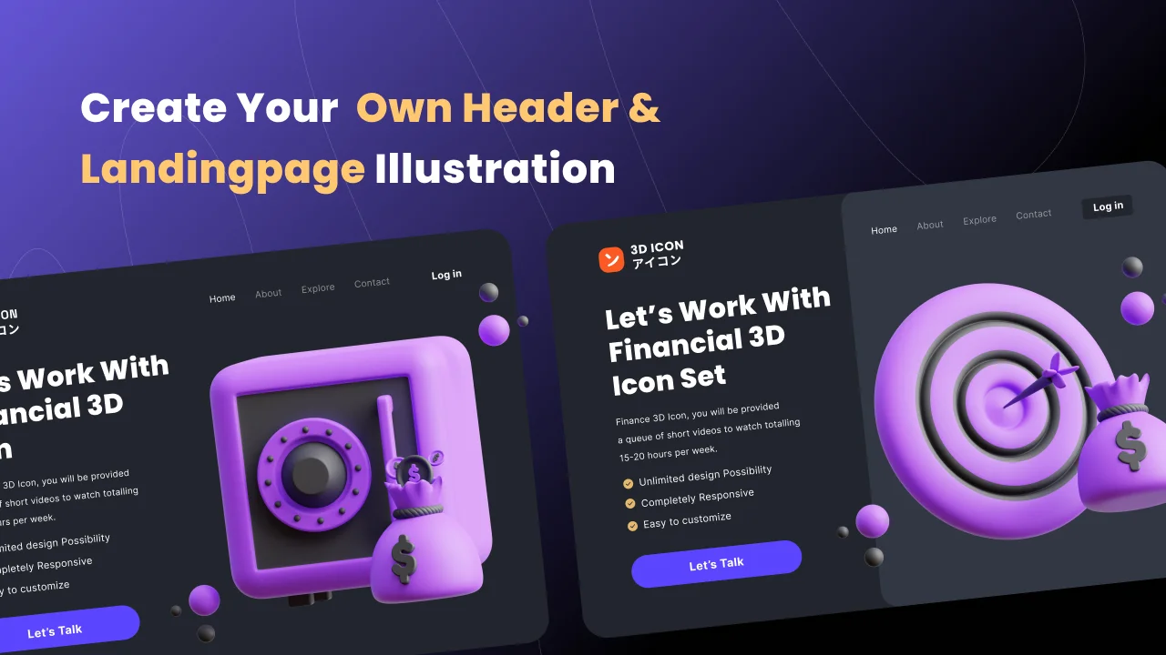 Financial 3D Icon Set screenshot 6
