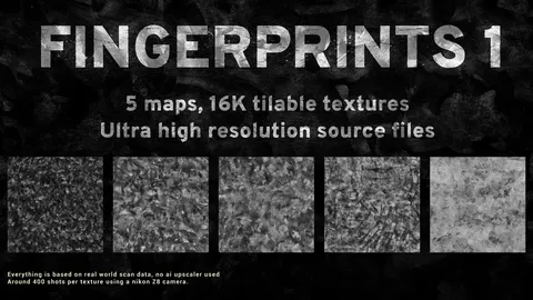 Fingerprints Imperfection 1 - Blender textures & materials