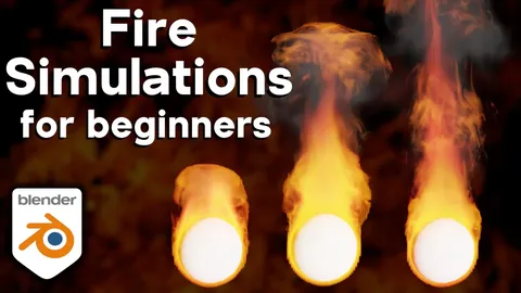 Fire Simulation Project Files - Blender scenes