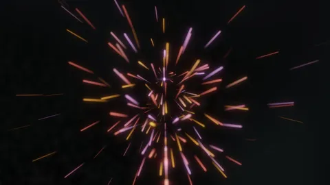 Fireworks - Blender geometry nodes