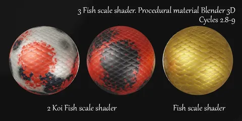Fish Scale Shader - Blender shaders