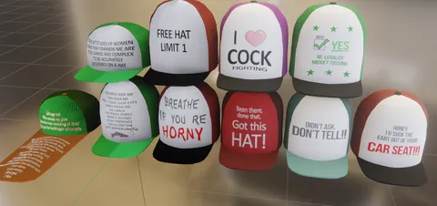 Fisherman Hats - Blender 3d models