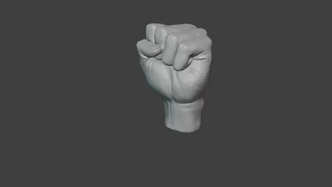 Fist Sculpt - Blender 3d models