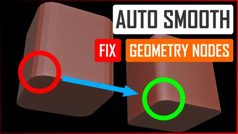 Auto Smooth Fix - Blender geometry nodes