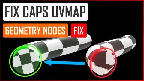 Fix Caps UV Map - Blender geometry nodes