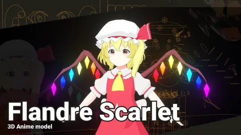 Flandre Scarlet - Blender 3d models