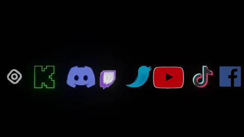 Social Icons Animation Pack - Blender 3d models