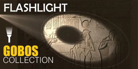 Flashlight Gobos Collection - Blender textures & materials