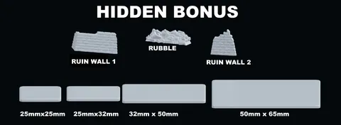 Flat Bases with Scenic Terrain - Blender 3d models