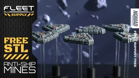 Anti-Ship Mines Terrain - Blender 3d models