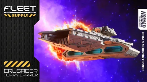 Crusader Heavy Carrier - Blender 3d models