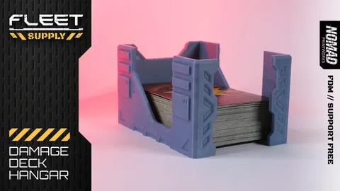 Fleet Supply Damage Deck Hangar - Blender 3d models
