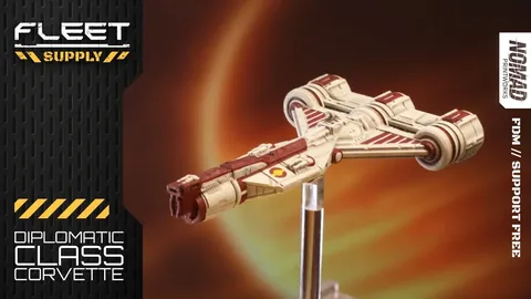 Diplomatic Class Corvette - Blender 3d models