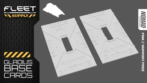 Gladius Base Cards - Blender 3d models