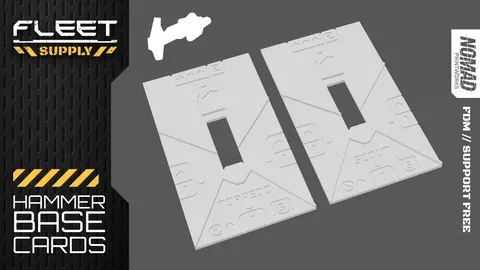 Hammer Base Cards - Blender 3d models