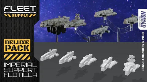 Imperial Support Flotilla - Blender 3d models