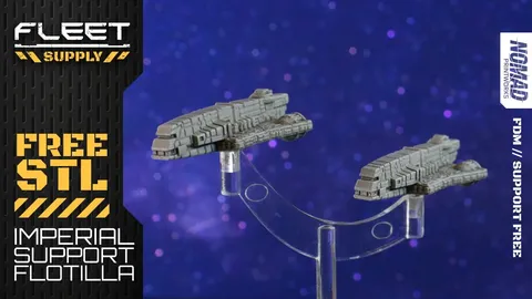 Imperial Support Flotilla - Blender 3d models