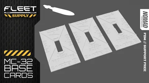 MC-32 Base Cards - Blender 3d models