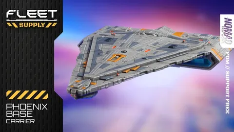 Phoenix Base Carrier Proxy Ship - Blender 3d models