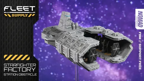 Starfighter Factory Station - Blender 3d models