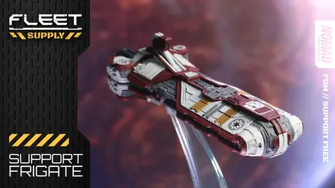 Fleet Supply Support Frigate - Blender 3d models