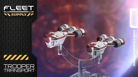 Fleet Supply Trooper Transport - Blender 3d models