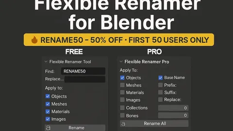 Flexible Renamer - Blender addons