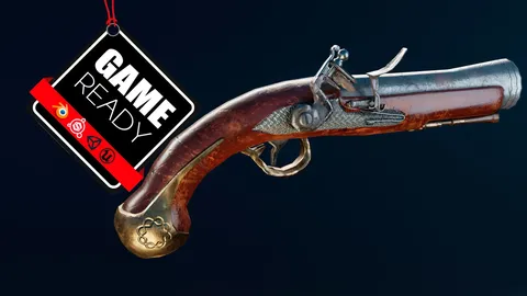 Flintlock Pistol - Blender 3d models