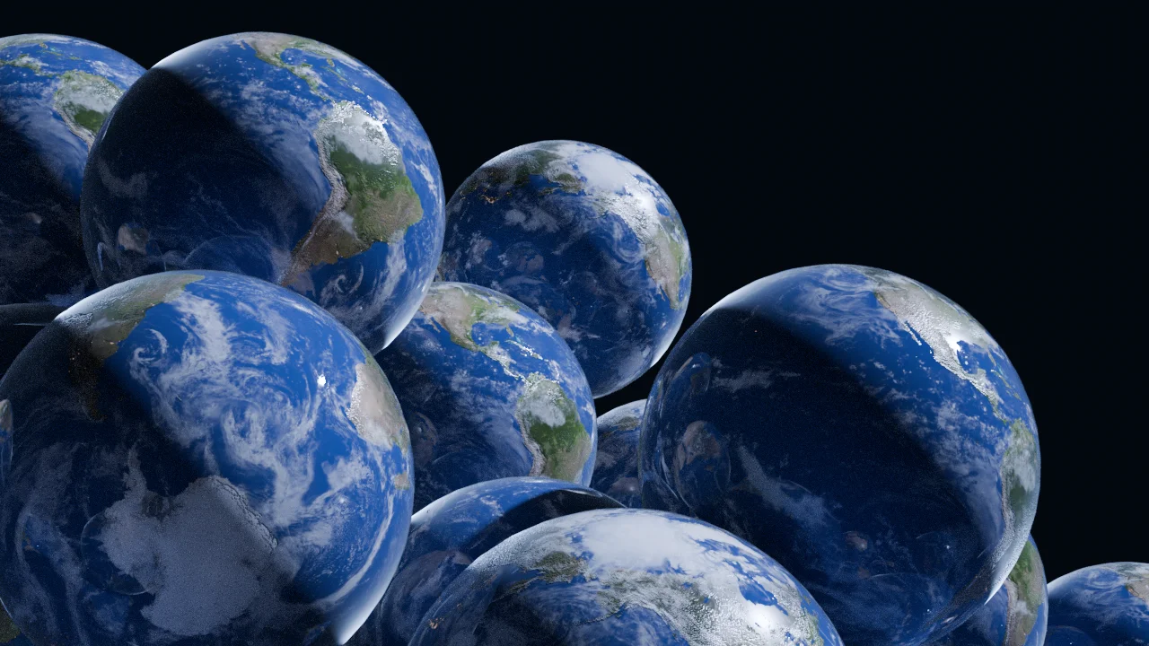 Floating Balls Simulation screenshot 3