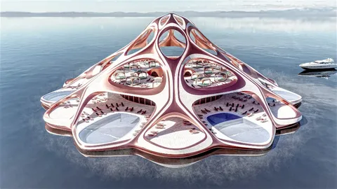 Fluid Parametric Pavilion - Blender tutorials & courses