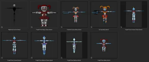 Unreleased Stylised Others Pack - Blender 3d models