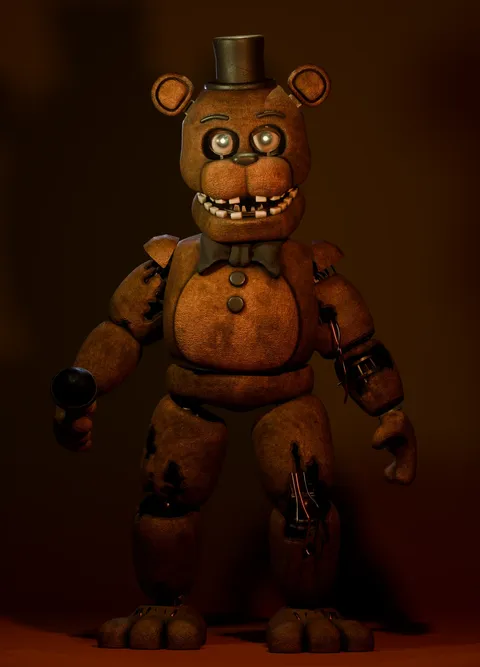 FNAF 2 Withered Model Pack - Blender 3d models