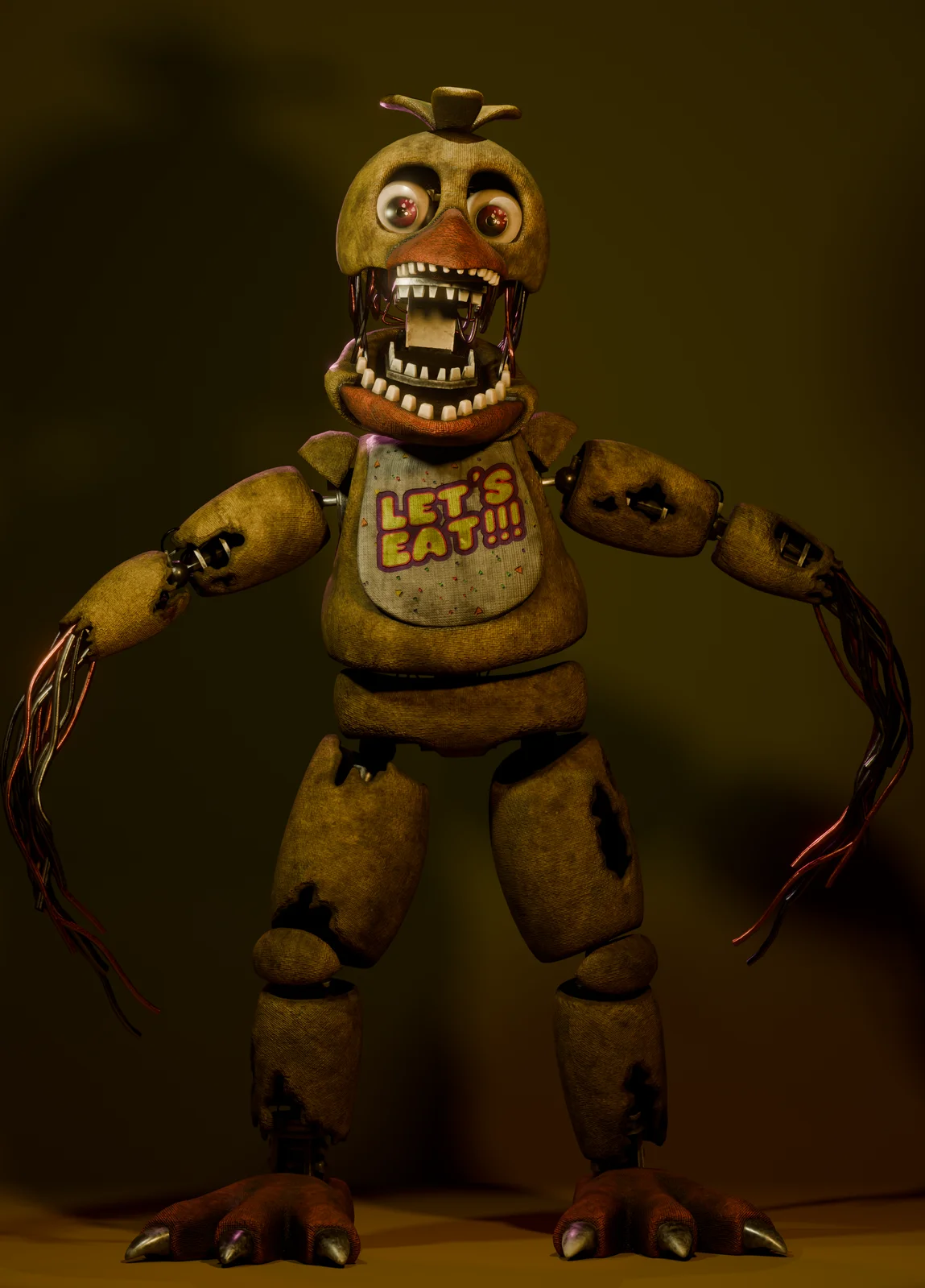 FNAF 2 Withered Model Pack screenshot 3