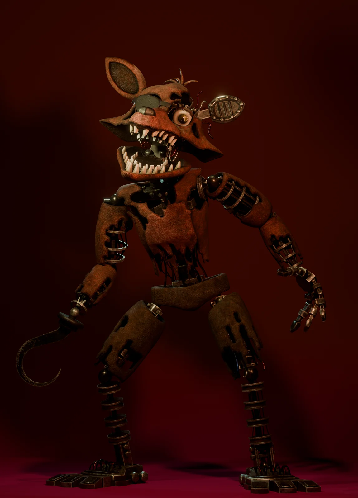 FNAF 2 Withered Model Pack screenshot 4