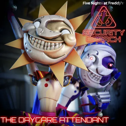 FNAF Daycare Attendant - Blender 3d models